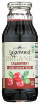 Lakewood Organic Cranberry Concentrate Juice (1x12.5 OZ) - $903.23 MXN
