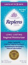 Replens Long Lasting Vaginal Moisturizer 1 Tube 14 Applications Exp 01/2026 - $14.99