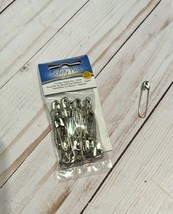 Coil-less Safety Pins set of 35. 1 1/2" Long.  Darice FREE With Purchase
