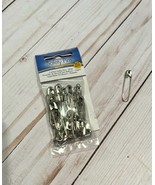 Coil-less Safety Pins set of 35. 1 1/2&quot; Long.  Darice FREE With Purchase - £0.00 GBP