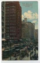 State Street From Washington Streetcars Chicago Illinois 1910c postcard - £4.81 GBP