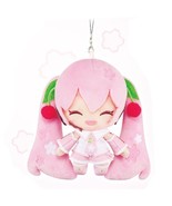 Japan SEGA Vocaloid Sakura Miku Plush doll (Smile ver.) - 11cm Birthday ... - $35.30