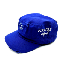 Pinnacle Original Whipped Vodka Cap Cadet Military Distressed Blue Hat U... - £14.90 GBP