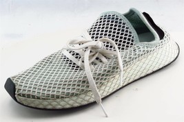 adidas Women Sz 9 M Blue Lace Up Running Fabric Shoe - £19.35 GBP