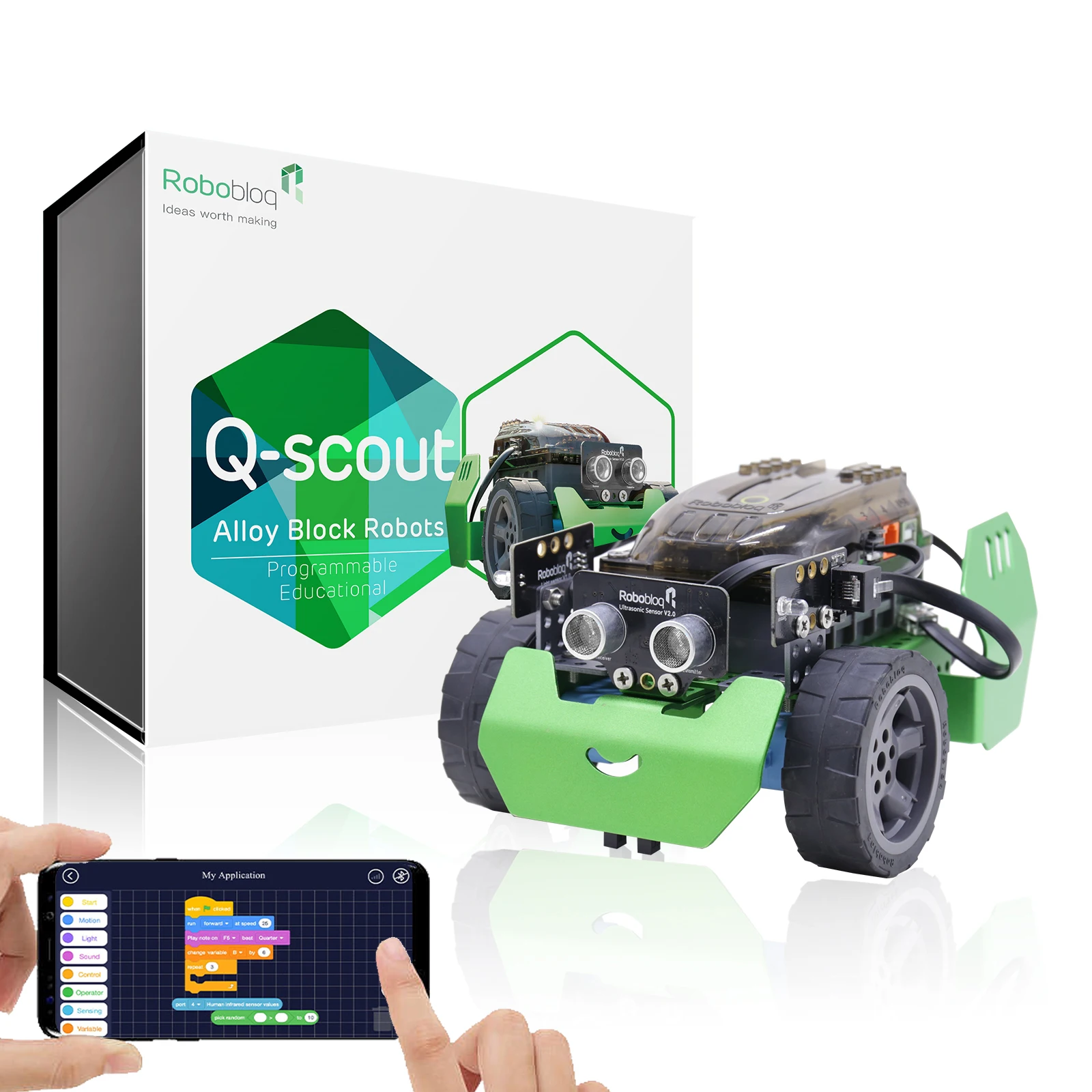 Robobloq Q-Scout STEM Kits For Kids Ages 8-12, Programmable Toys, Learn - £86.15 GBP