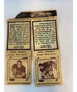 Pair of Vintage Chicago Blackhawks Hockey Matchbooks Alex Livinsky Louis... - €10,29 EUR