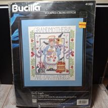 Grandmothers are Earth Angels Bucilla #41553 Stamped Cross Stitch Kit Op... - $13.95