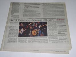 Taylor Hicks Calendar Newspaper Supplement Vintage 2006 Cover The Knack*... - $9.99