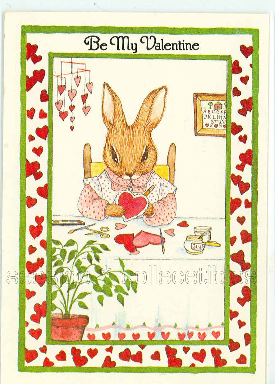 Primary image for 24 Cards Dressed Rabbits 1980s Vintage All Season Postcards by Susan Whited LaBe
