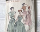 Vintage Butterick Evening Gown with Jacket Pattern Bust 34 Size 16 Cut  - $32.25