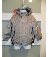 LONDON FOG Boy&#39;s 54E18 Poly Lined Grey Dots Jacket Size 3T READ BELOW - $257.05 MXN