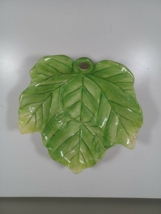 Fitz and Floyd Classics Green Leaf Plate/candy Tray - £7.86 GBP