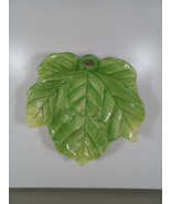 Fitz and Floyd Classics Green Leaf Plate/candy Tray - £7.78 GBP