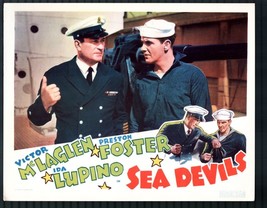 Sea Devils 11&quot;x14&quot; Lobby Card Victor McLaglen Preston Foster - £50.00 GBP