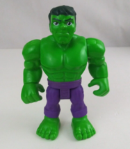 2016 Hasbro Marvel Playskool Heroes Super Hero Adventures Hulk 5&quot; Action... - $7.75