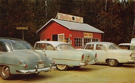 Mystery Spot US 2 Large Image Cars St Ignace Michigan 1957c postcard - £5.72 GBP