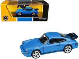 1987 RUF CTR Racing Blue 1/64 Diecast Model by Paragon - $21.38