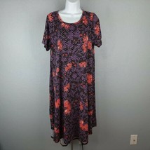 Lularoe Women&#39;s Multicolor Dress Size Large Polyester Spandex TW18 - $14.84