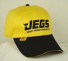 JEGS High Performance Yellow Black Baseball Hat Cap Box Shipped - £6.43 GBP