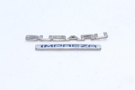 2005 SUBARU IMPREZA SUBARU IMPREZA REAR TRUNK EMBLEM LETTERS U0394 image 5
