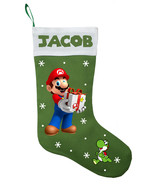 Super Mario Christmas Stocking, Custom Super Mario Stocking, Super Mario... - £30.30 GBP