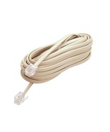 15 Foot Ivory Flat Telephone Base Cord - $144.56 MXN