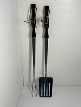 Vintage 1988 Cutco USA Long BBQ Spatula 1707 &amp; Grill Fork 1706 Classic C... - $50.92