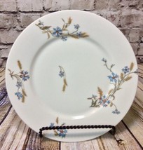 Haviland Limoges Dinner Plate Wheat Blue Flowers 1889-1896 - £9.78 GBP