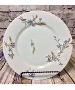 Haviland Limoges Dinner Plate Wheat Blue Flowers 1889-1896 - $240.62 MXN