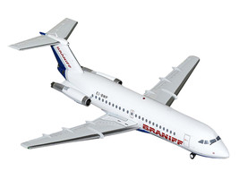 BAC 111-200 Commercial Aircraft &quot;Braniff International Airways&quot; (EI-BWP) White w - $104.40