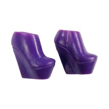2012 MGA Novi Stars Doll Ari Roma Series 1 Purple Wedge Bootie Shoes - $11.99