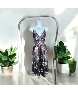 Roulette Women&#39;s Size 8 Black and White Halter Floral Dress - $33.87 CAD