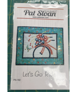 Pat Sloan &amp; Co. Quilt Pattern &quot;LET&#39;S GO RIDE&quot; for 21&quot;x17&quot;New - $6.66 CAD