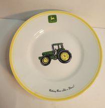 4 John Deere Dinner Plates "Nothing Runs Like a Deere" with John Deer Logo image 5