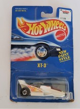 Vtg Hot Wheels XT-3 Diecast Toy Car on Card 1991 - £10.21 GBP