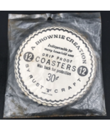 Sealed 12 Rust Craft Coffee Time Drip Proof Coasters Brownie Creation 3.... - £7.50 GBP