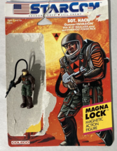 1986 Coleco Starcom Sgt. Hack W/gun No Visor - $29.69