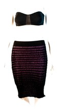Alexander Wang T Stretch Knit Pink &amp; Black Skirt sz XS NWT - £78.09 GBP