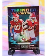2019 Panini Playoff Football | Travis Kelce/Tyreek Hill Thunder &amp; Lightn... - $1.34 CAD