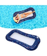 Pool Float Adults, Inflatable Pool Float Chair With Cup Holder Lounge Ha... - $29.99