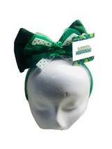 St. Patrick’s Day Adult Size Headband Glittered Shamrock-Sparkling - £10.94 GBP