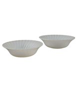 Vintage Anchor Hocking Swirl with Gold Accent 8 Inch Serving Bowls Set o... - $355.23 MXN
