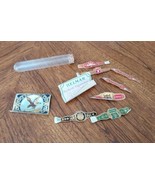 Lot of Old Cigar &amp; Cigarette Labels With Glass Tube HELMAR TURKISH TROPH... - $12.19