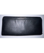 Ted Baker London Black Leather Rose Gold Billfold Wallet Accordion Clutc... - €29,90 EUR