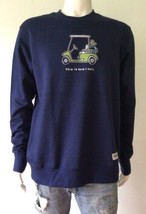 New Life Is Good Long Sleeve Golf Cart This Is How I Roll Sweatshirt (Size M) - £23.85 GBP