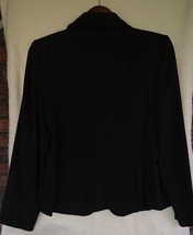 Vintage KC Spencer New York Size 10 Black Blazer Stretch Jacket Long Sle... - £7.47 GBP