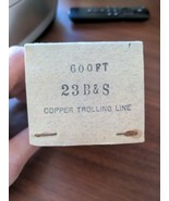 vintage NOS B&amp;S #23 copper trolling line 600 feet, 16 lb. test - $53.98 CAD