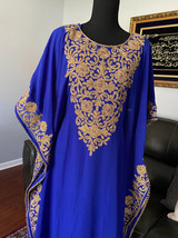 Georgette Dubai Farasha  Wedding  Moroccan Abaya Festive Gown Dress Fanc... - $78.60