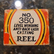 South Bend No 350 Anti Back Lash Level Winding Casting Vintage BOX ONLY - $17.96
