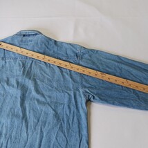 OXER RN#98891 Men's Cotton Long Sleeve Button-Down Denim Skirt Size Medium image 7